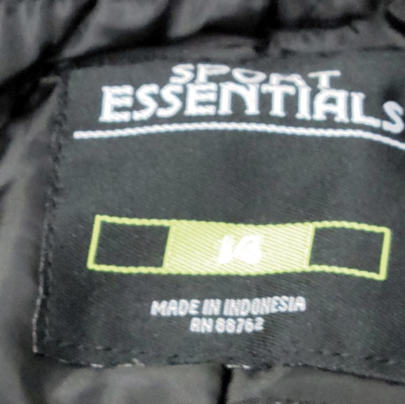 Sport Essentials Snow Ski Pants Size Youth 14 Insulated Black Snowboarding - Picture 5 of 5